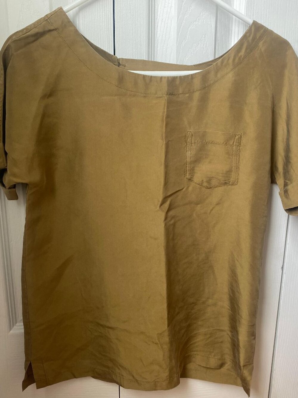Martin + Osa Olive Green Blouse